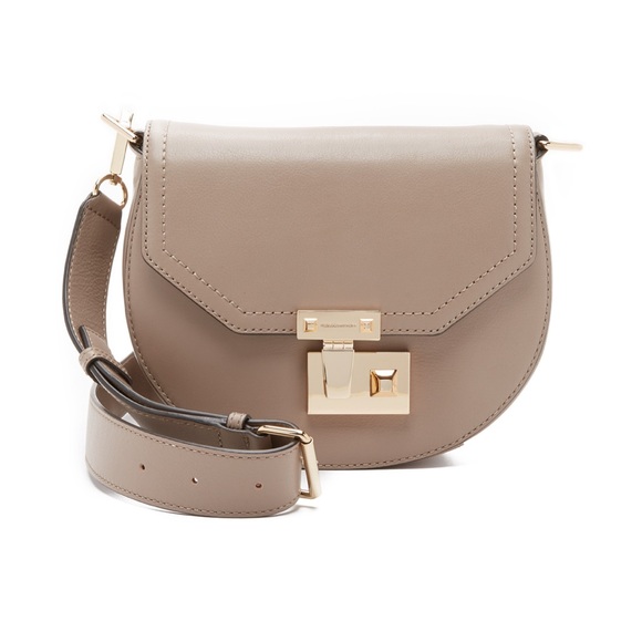 Rebecca Minkoff Handbags - Rebecca Minkoff - Taupe Crossbody Saddle Bag